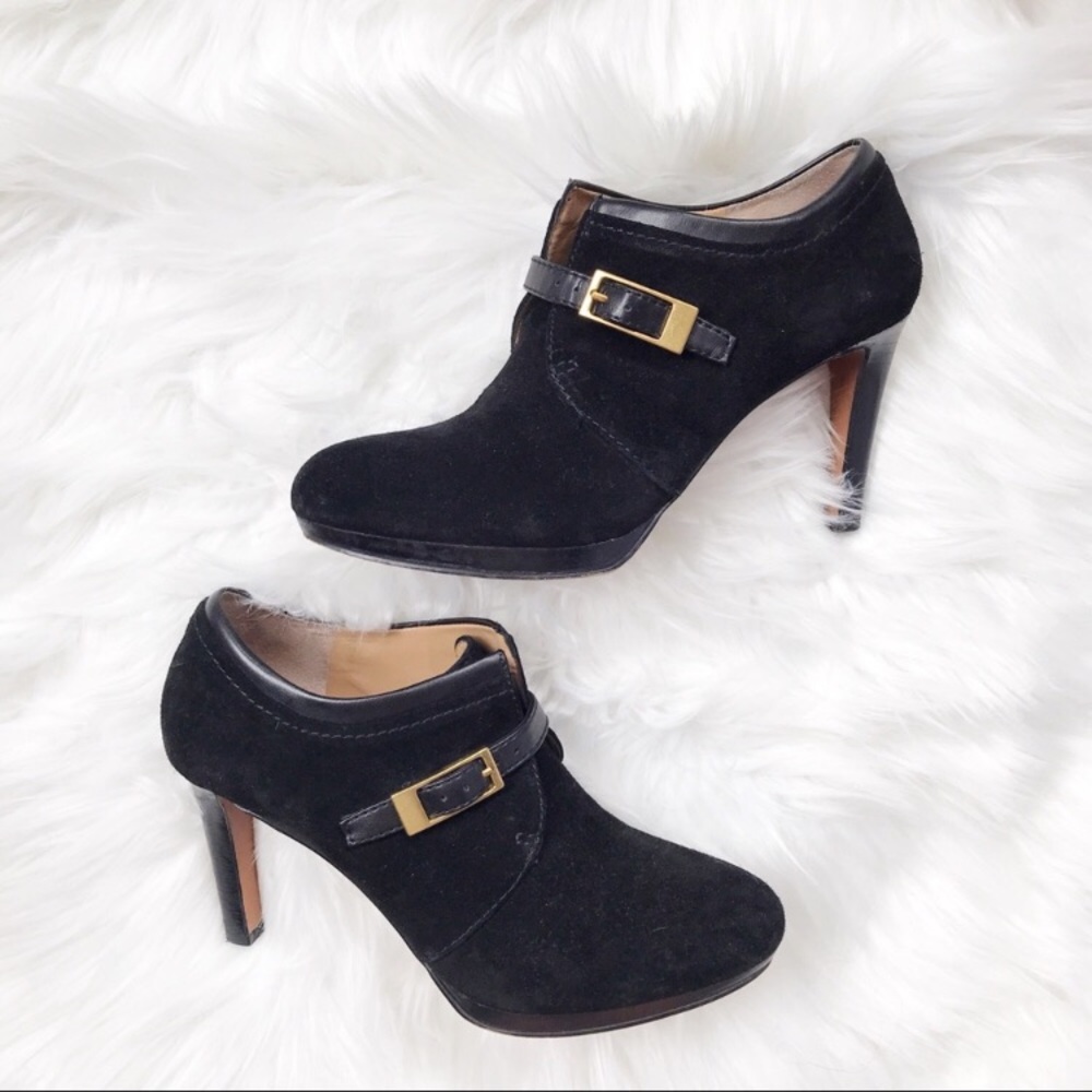 Franco Sarto bootie Heels with buckle